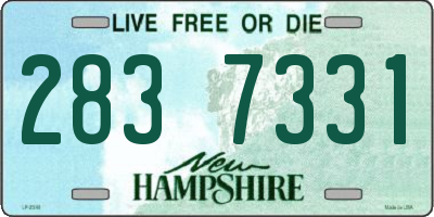NH license plate 2837331