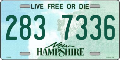 NH license plate 2837336