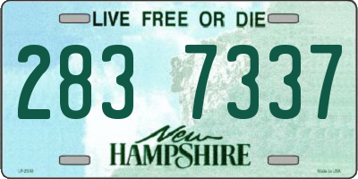 NH license plate 2837337
