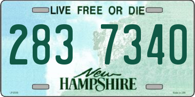 NH license plate 2837340