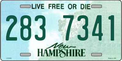NH license plate 2837341