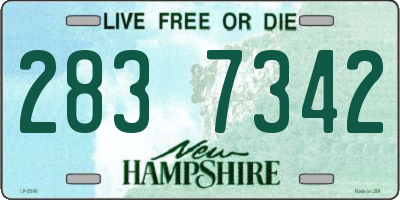 NH license plate 2837342
