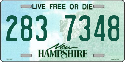 NH license plate 2837348