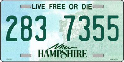 NH license plate 2837355