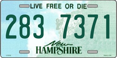 NH license plate 2837371