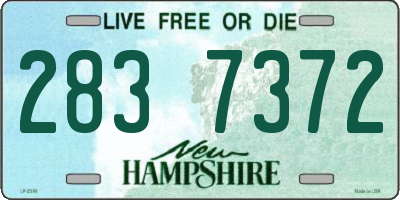NH license plate 2837372