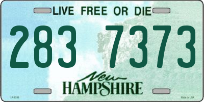 NH license plate 2837373