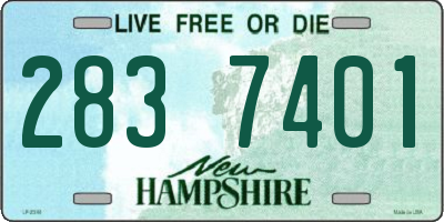 NH license plate 2837401