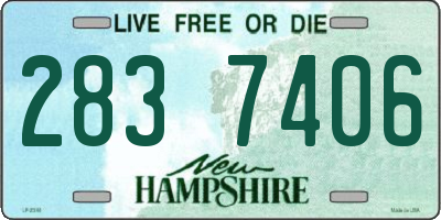 NH license plate 2837406