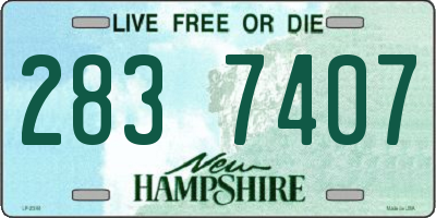 NH license plate 2837407