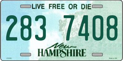 NH license plate 2837408