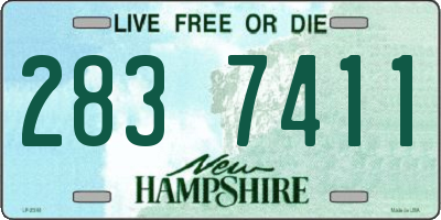 NH license plate 2837411