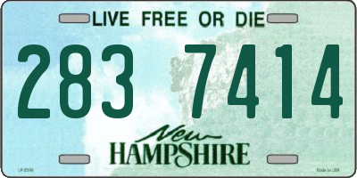 NH license plate 2837414