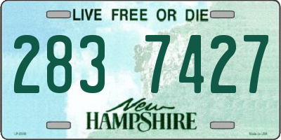 NH license plate 2837427