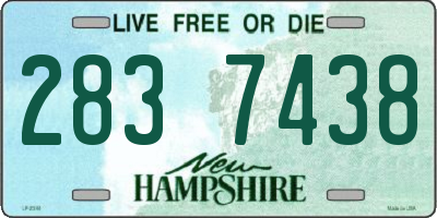 NH license plate 2837438