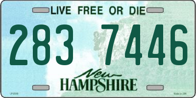 NH license plate 2837446