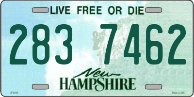 NH license plate 2837462