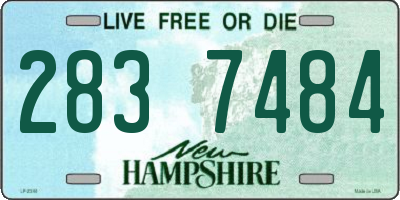 NH license plate 2837484
