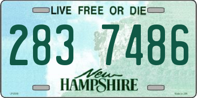NH license plate 2837486