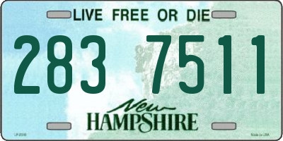 NH license plate 2837511