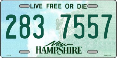NH license plate 2837557