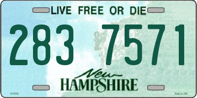 NH license plate 2837571