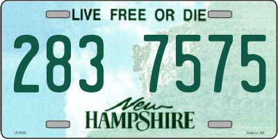 NH license plate 2837575
