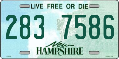 NH license plate 2837586