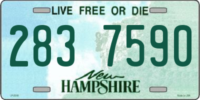NH license plate 2837590