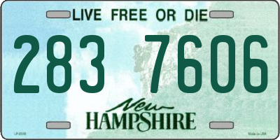 NH license plate 2837606