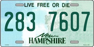 NH license plate 2837607