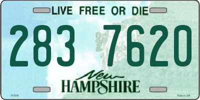 NH license plate 2837620