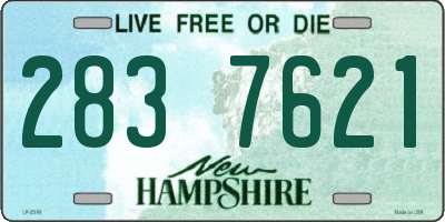 NH license plate 2837621