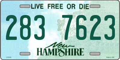 NH license plate 2837623