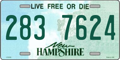 NH license plate 2837624
