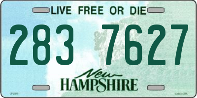 NH license plate 2837627