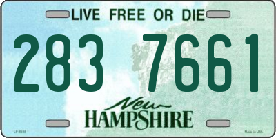 NH license plate 2837661