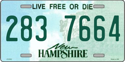 NH license plate 2837664