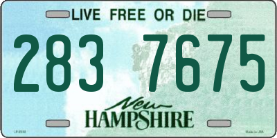 NH license plate 2837675