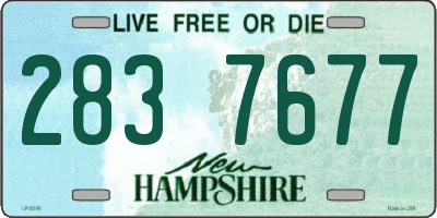 NH license plate 2837677