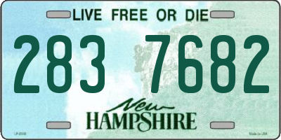 NH license plate 2837682