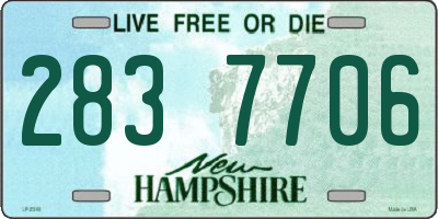 NH license plate 2837706