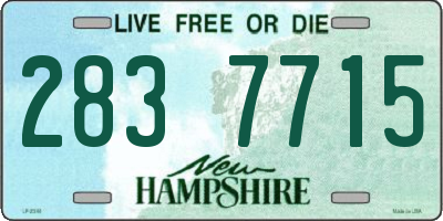 NH license plate 2837715