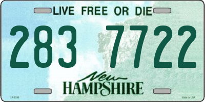 NH license plate 2837722