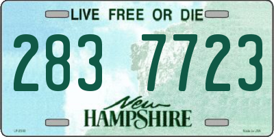 NH license plate 2837723