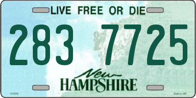 NH license plate 2837725