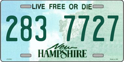 NH license plate 2837727
