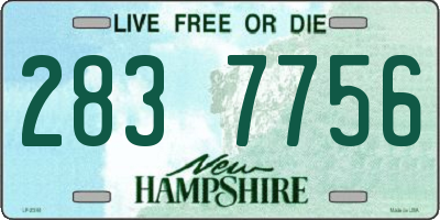 NH license plate 2837756