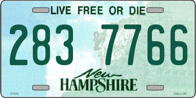 NH license plate 2837766