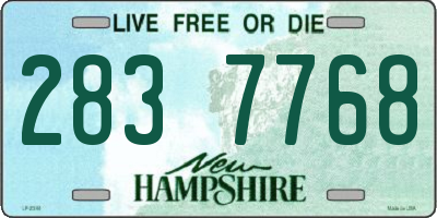 NH license plate 2837768